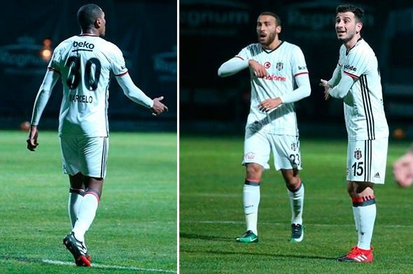 Beşiktaş'ta savunma dağıldı! Oyuncular tartıştı...