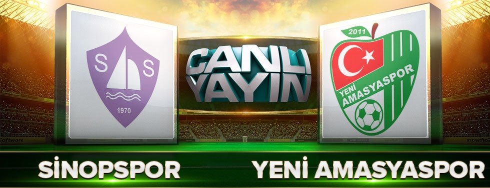 Sinopspor-Y.Amasyaspor Canlı izle